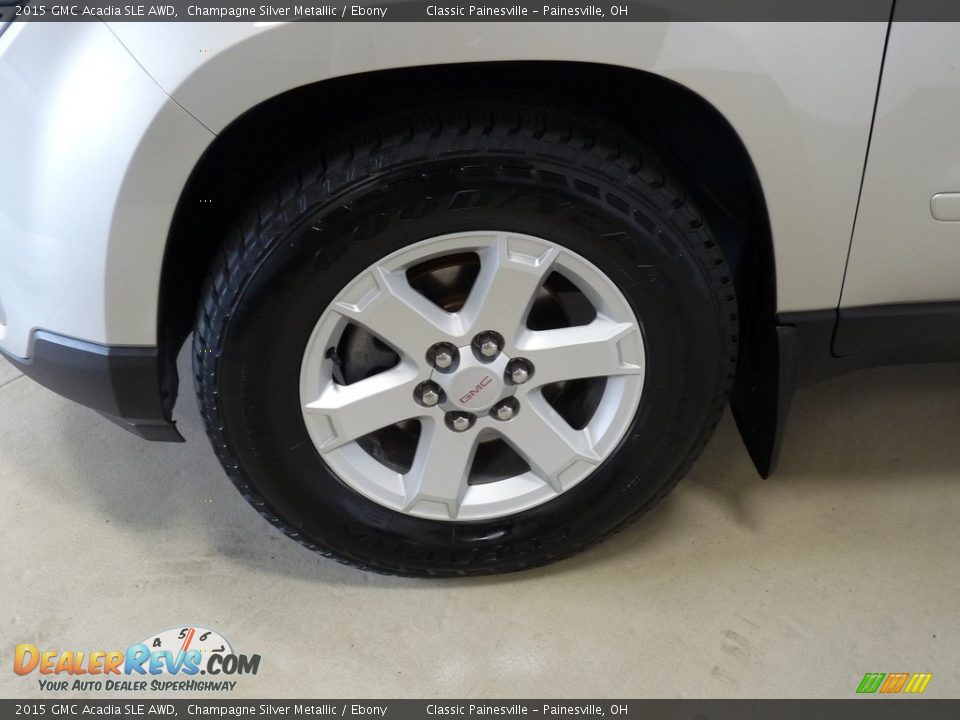 2015 GMC Acadia SLE AWD Champagne Silver Metallic / Ebony Photo #5
