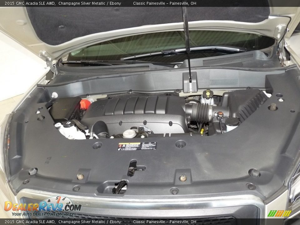 2015 GMC Acadia SLE AWD Champagne Silver Metallic / Ebony Photo #6
