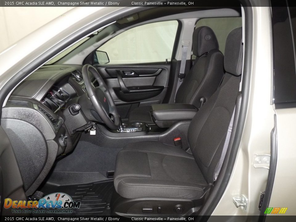 2015 GMC Acadia SLE AWD Champagne Silver Metallic / Ebony Photo #7