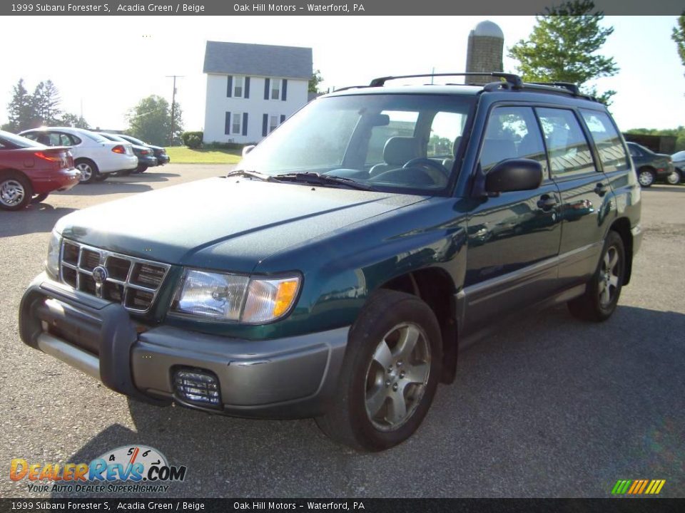 1999 Subaru Forester S Acadia Green / Beige Photo #2