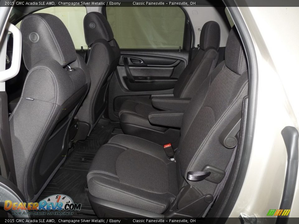 2015 GMC Acadia SLE AWD Champagne Silver Metallic / Ebony Photo #8