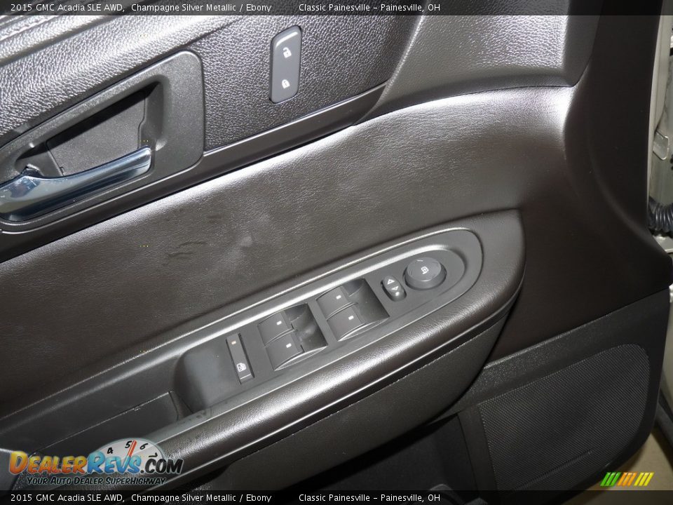 2015 GMC Acadia SLE AWD Champagne Silver Metallic / Ebony Photo #11