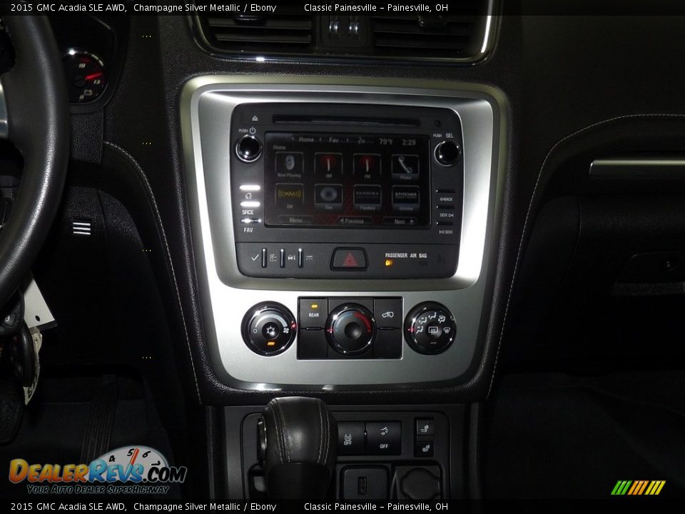 2015 GMC Acadia SLE AWD Champagne Silver Metallic / Ebony Photo #14