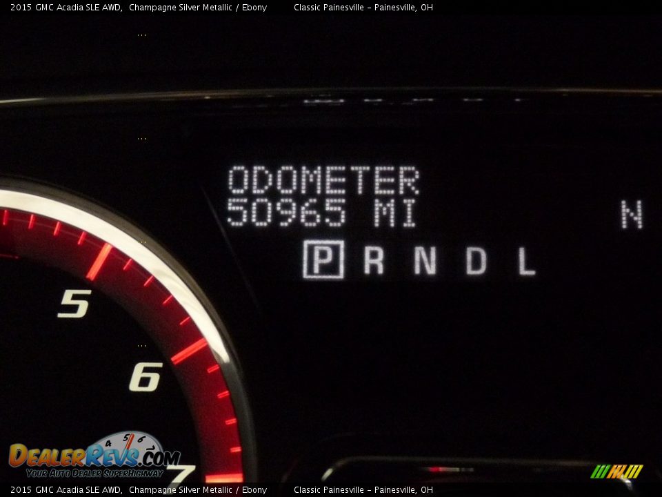 2015 GMC Acadia SLE AWD Champagne Silver Metallic / Ebony Photo #15