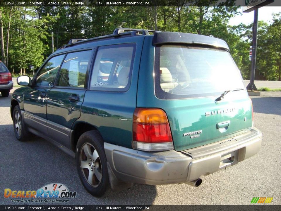1999 Subaru Forester S Acadia Green / Beige Photo #3