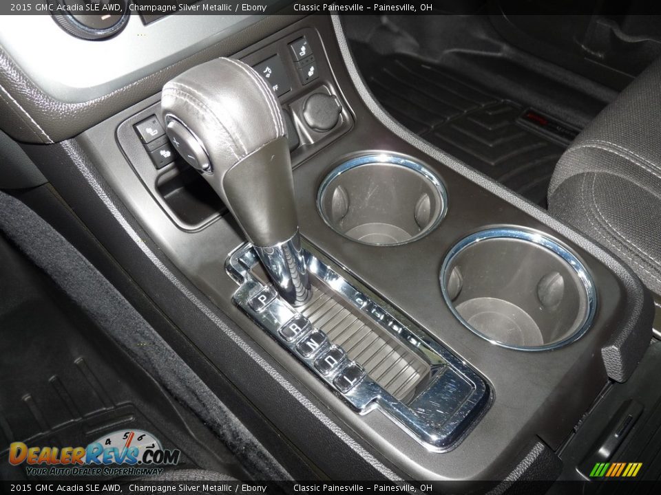 2015 GMC Acadia SLE AWD Champagne Silver Metallic / Ebony Photo #16