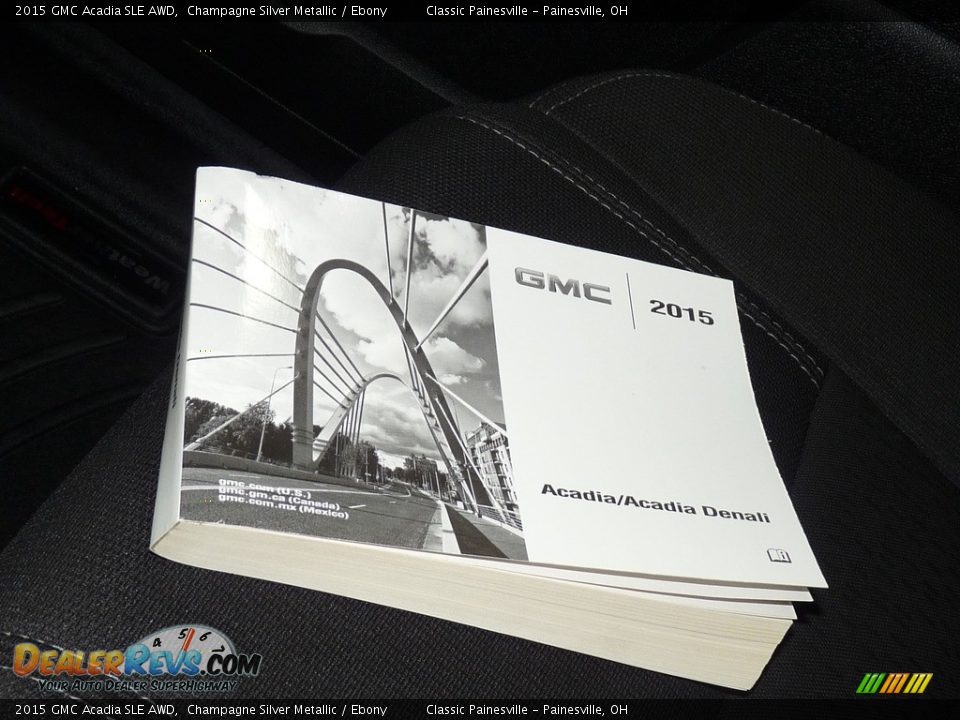 2015 GMC Acadia SLE AWD Champagne Silver Metallic / Ebony Photo #17