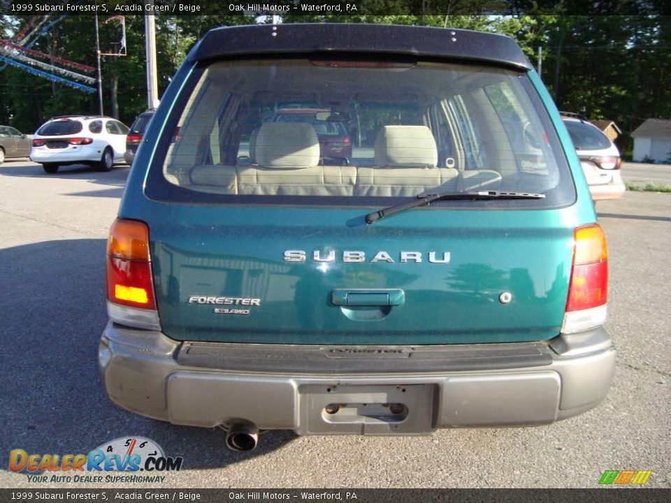 1999 Subaru Forester S Acadia Green / Beige Photo #5