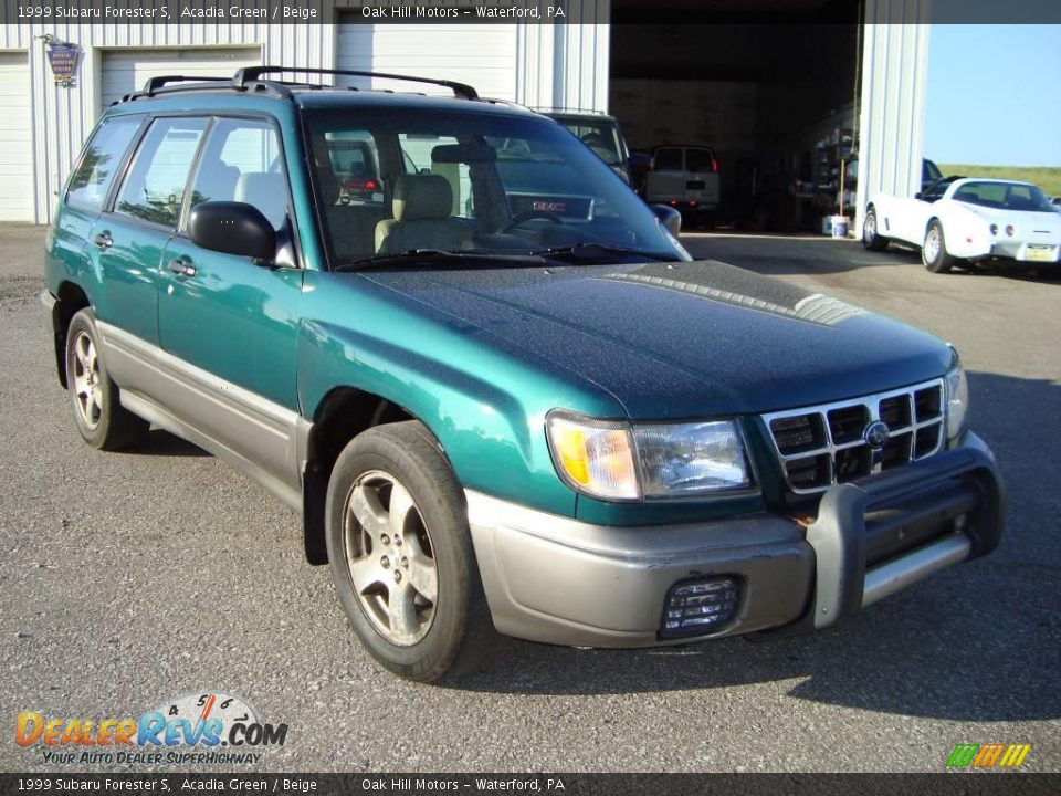 1999 Subaru Forester S Acadia Green / Beige Photo #7