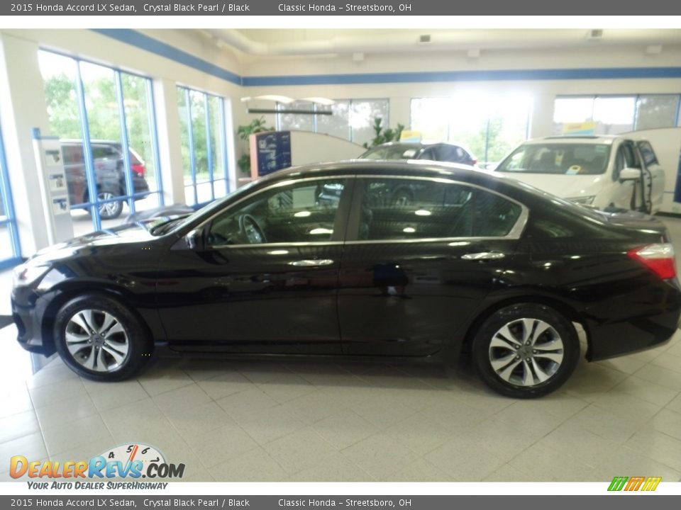2015 Honda Accord LX Sedan Crystal Black Pearl / Black Photo #2
