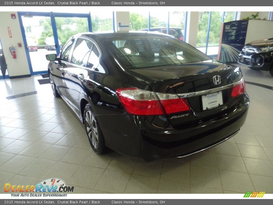 2015 Honda Accord LX Sedan Crystal Black Pearl / Black Photo #3