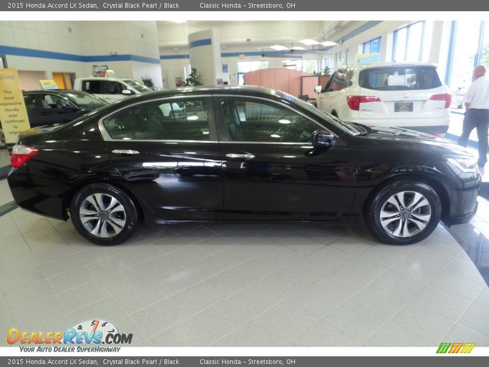 2015 Honda Accord LX Sedan Crystal Black Pearl / Black Photo #5