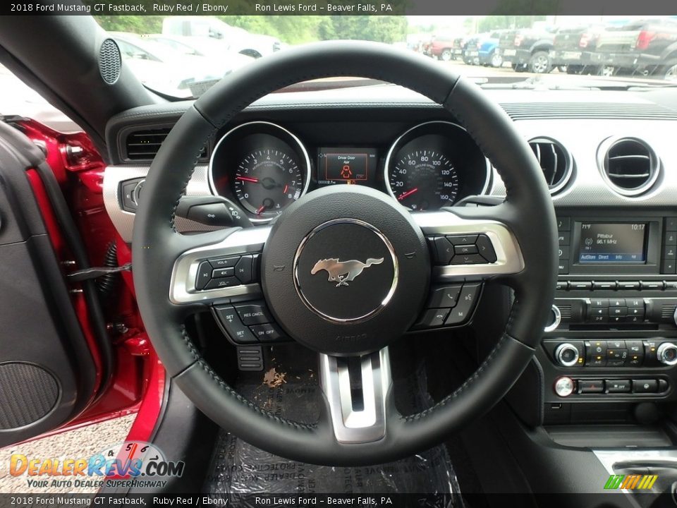 2018 Ford Mustang GT Fastback Steering Wheel Photo #17