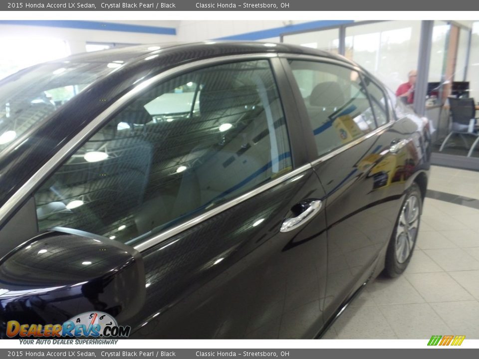 2015 Honda Accord LX Sedan Crystal Black Pearl / Black Photo #8