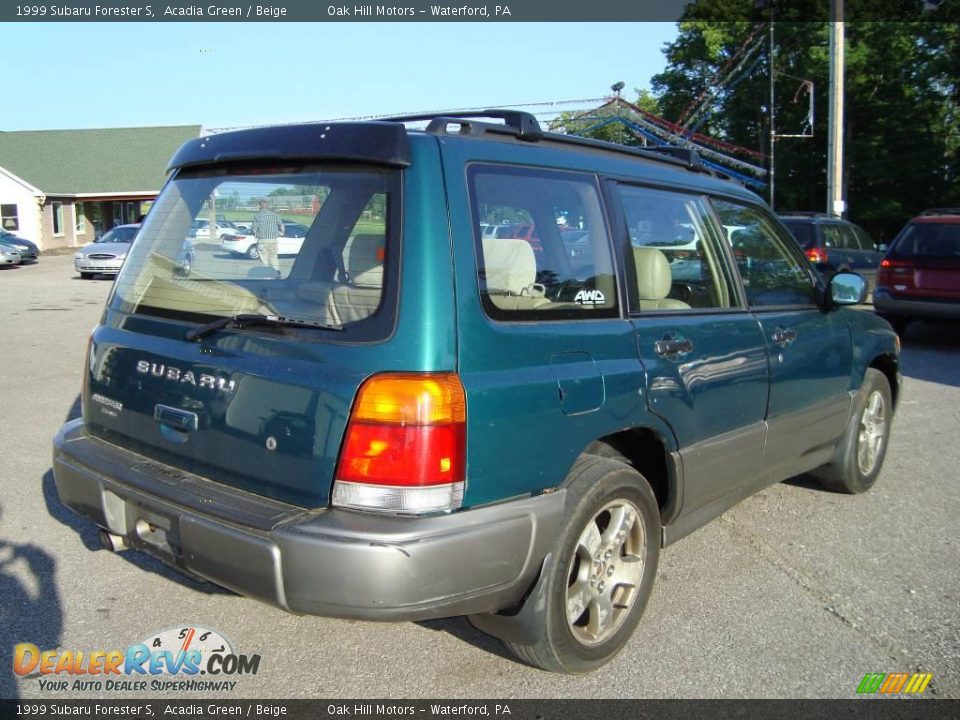 1999 Subaru Forester S Acadia Green / Beige Photo #8