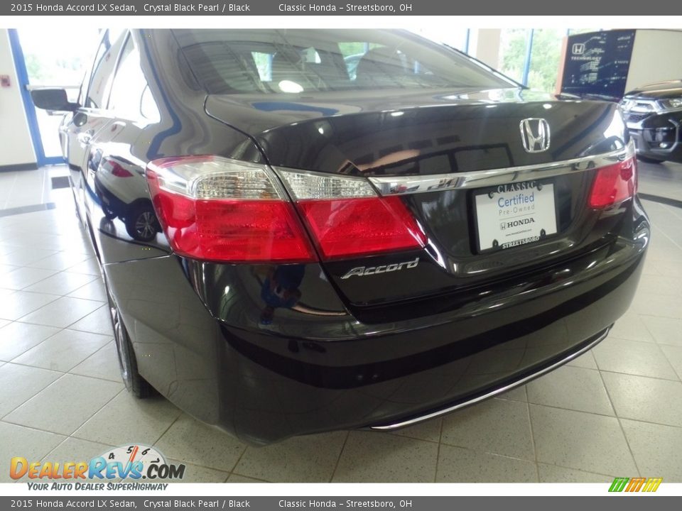 2015 Honda Accord LX Sedan Crystal Black Pearl / Black Photo #9
