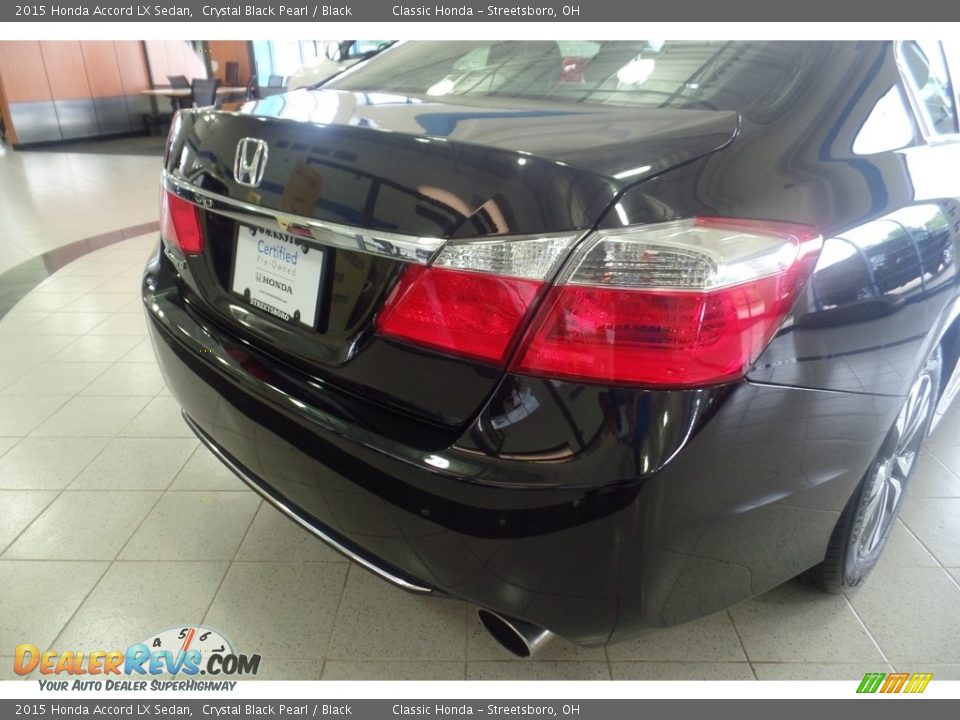 2015 Honda Accord LX Sedan Crystal Black Pearl / Black Photo #10