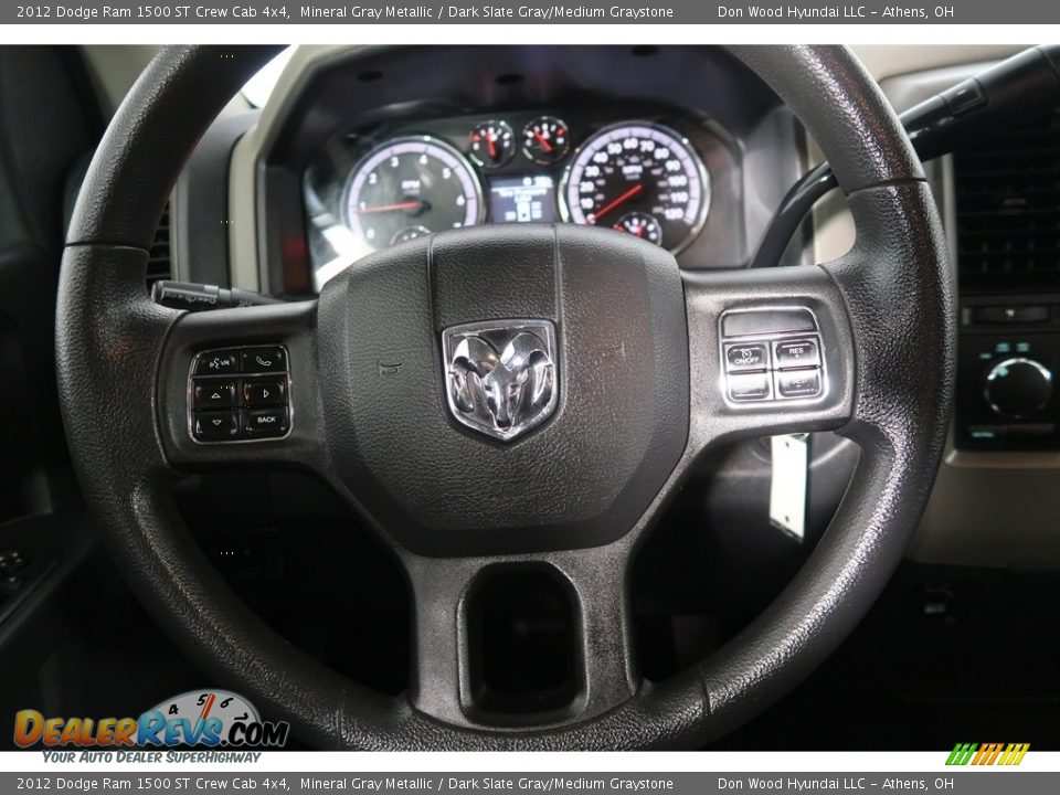 2012 Dodge Ram 1500 ST Crew Cab 4x4 Mineral Gray Metallic / Dark Slate Gray/Medium Graystone Photo #14