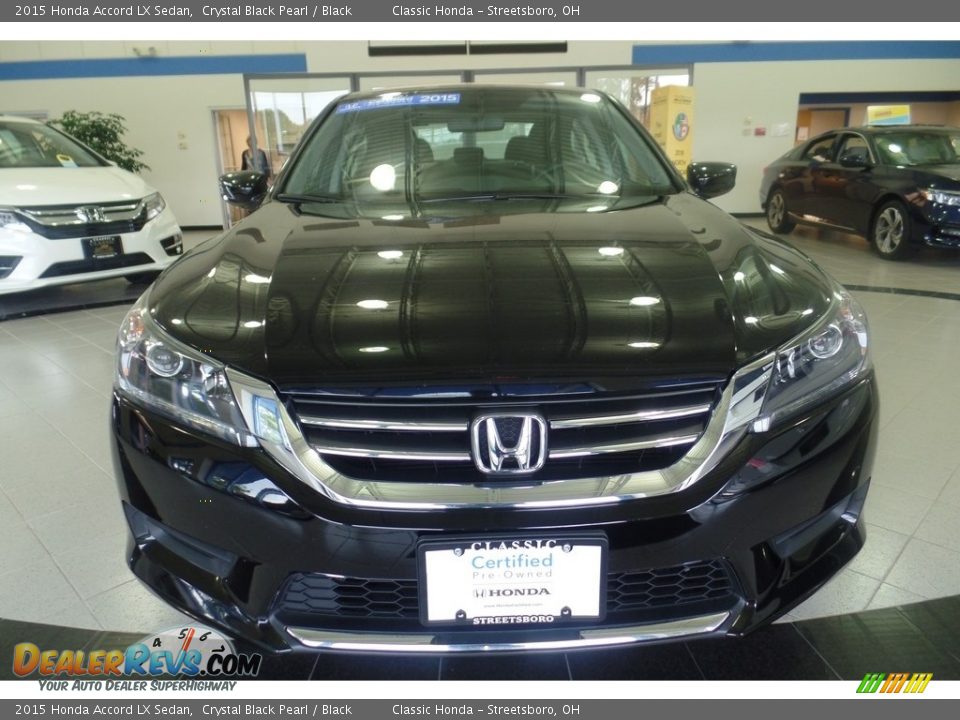 2015 Honda Accord LX Sedan Crystal Black Pearl / Black Photo #13