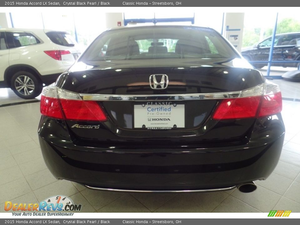 2015 Honda Accord LX Sedan Crystal Black Pearl / Black Photo #14