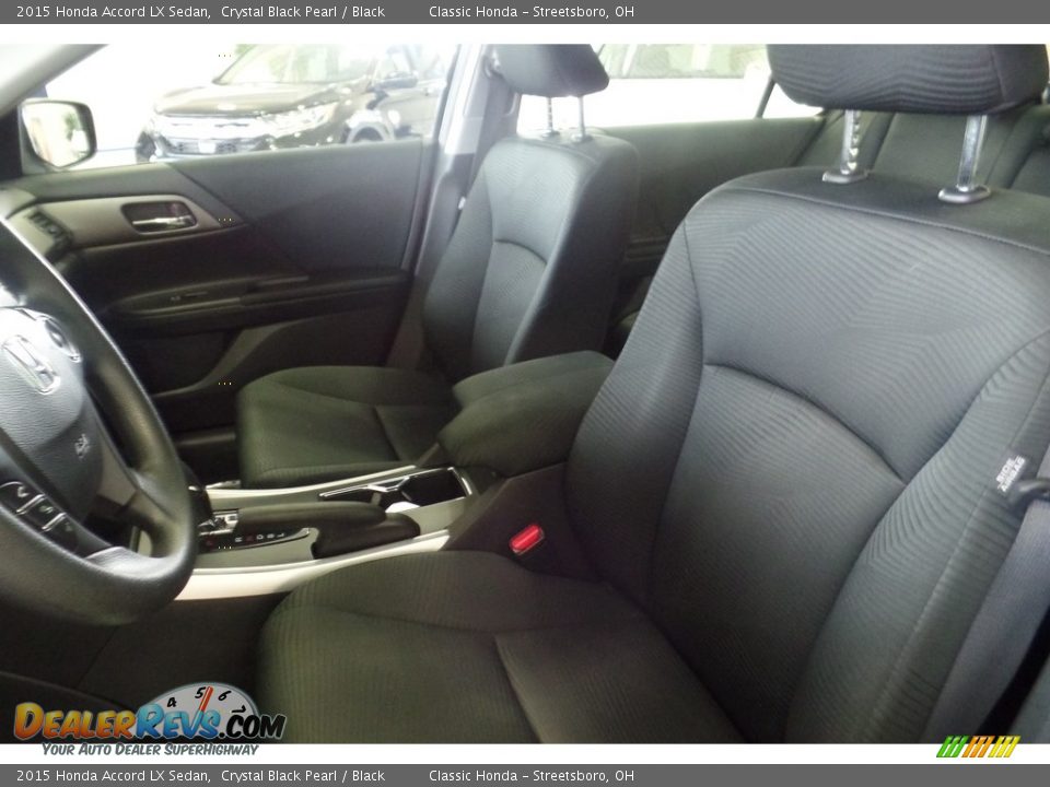 2015 Honda Accord LX Sedan Crystal Black Pearl / Black Photo #16