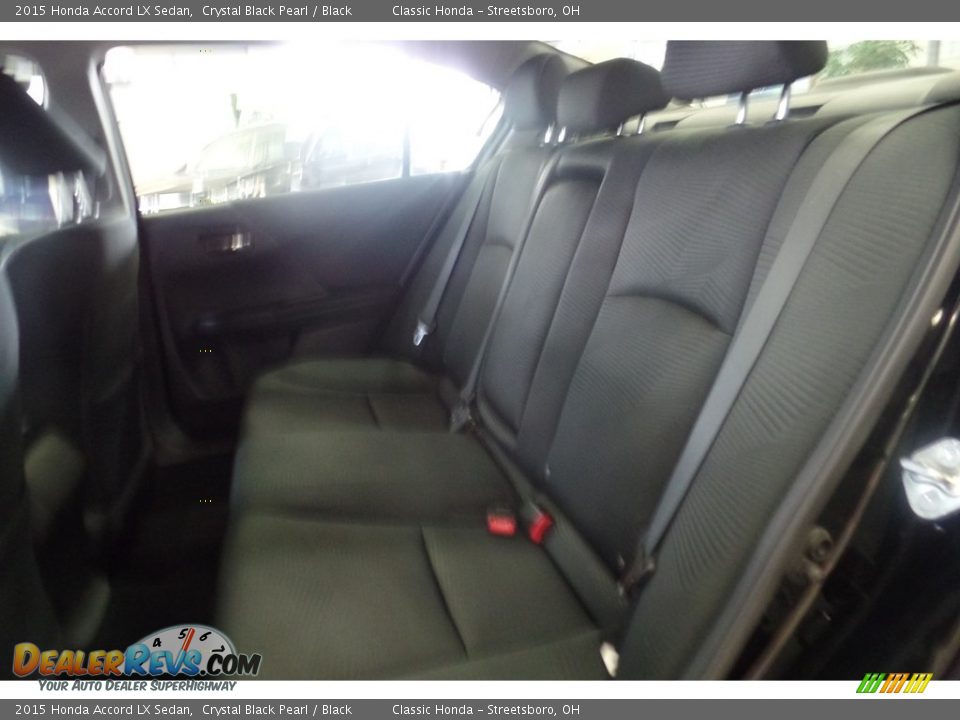 2015 Honda Accord LX Sedan Crystal Black Pearl / Black Photo #17