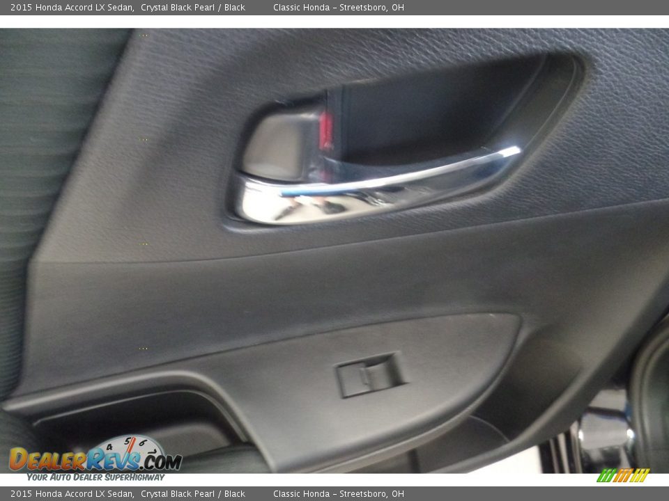 2015 Honda Accord LX Sedan Crystal Black Pearl / Black Photo #20
