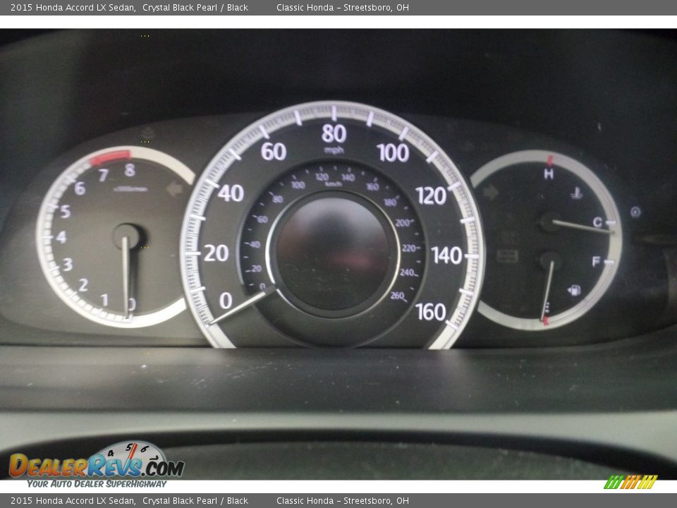2015 Honda Accord LX Sedan Crystal Black Pearl / Black Photo #23