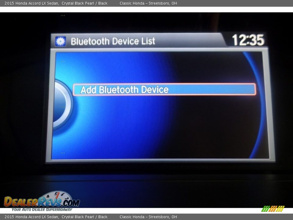 2015 Honda Accord LX Sedan Crystal Black Pearl / Black Photo #27