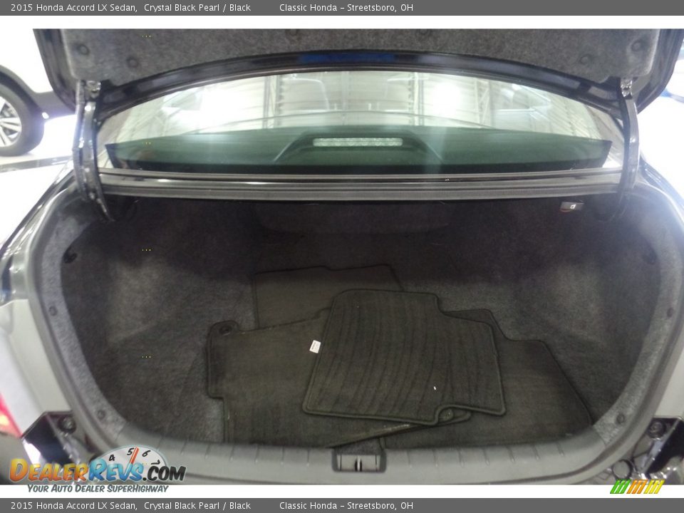 2015 Honda Accord LX Sedan Crystal Black Pearl / Black Photo #31