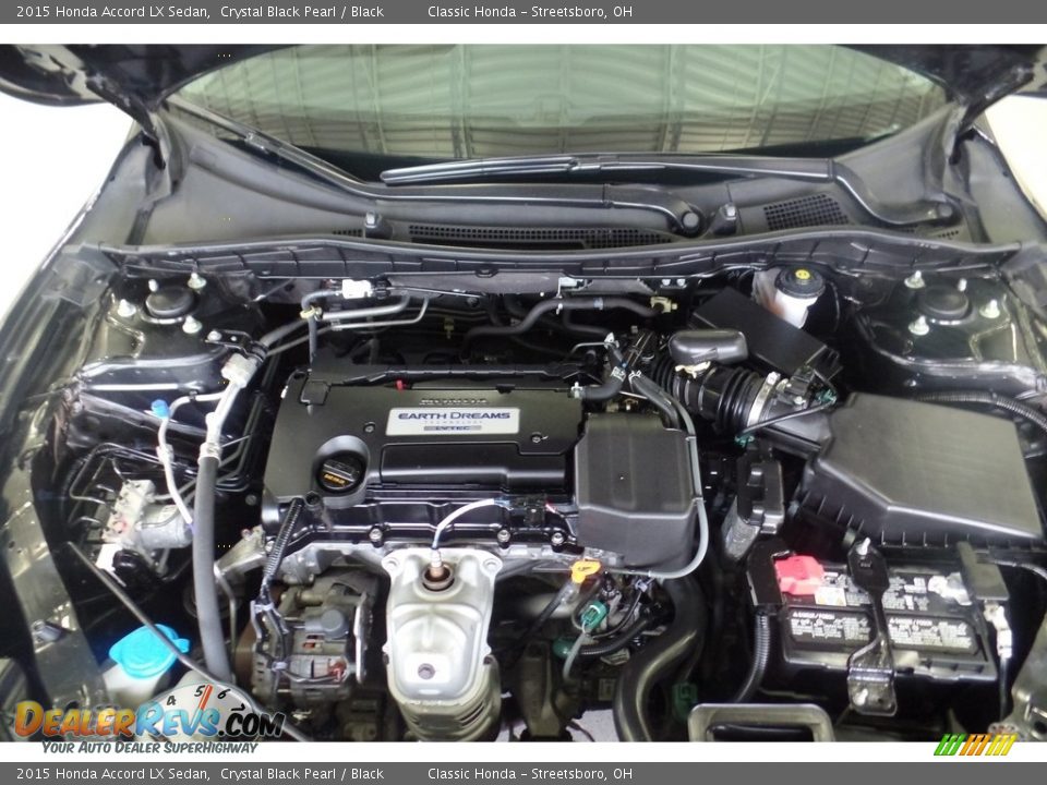 2015 Honda Accord LX Sedan Crystal Black Pearl / Black Photo #32