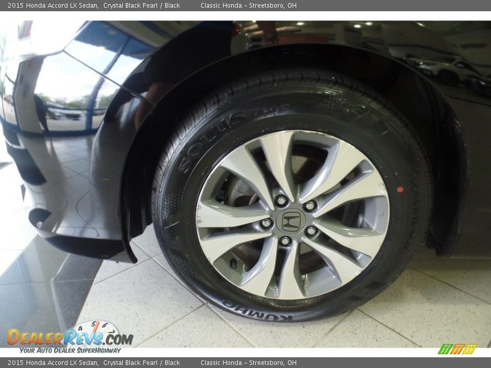 2015 Honda Accord LX Sedan Crystal Black Pearl / Black Photo #33