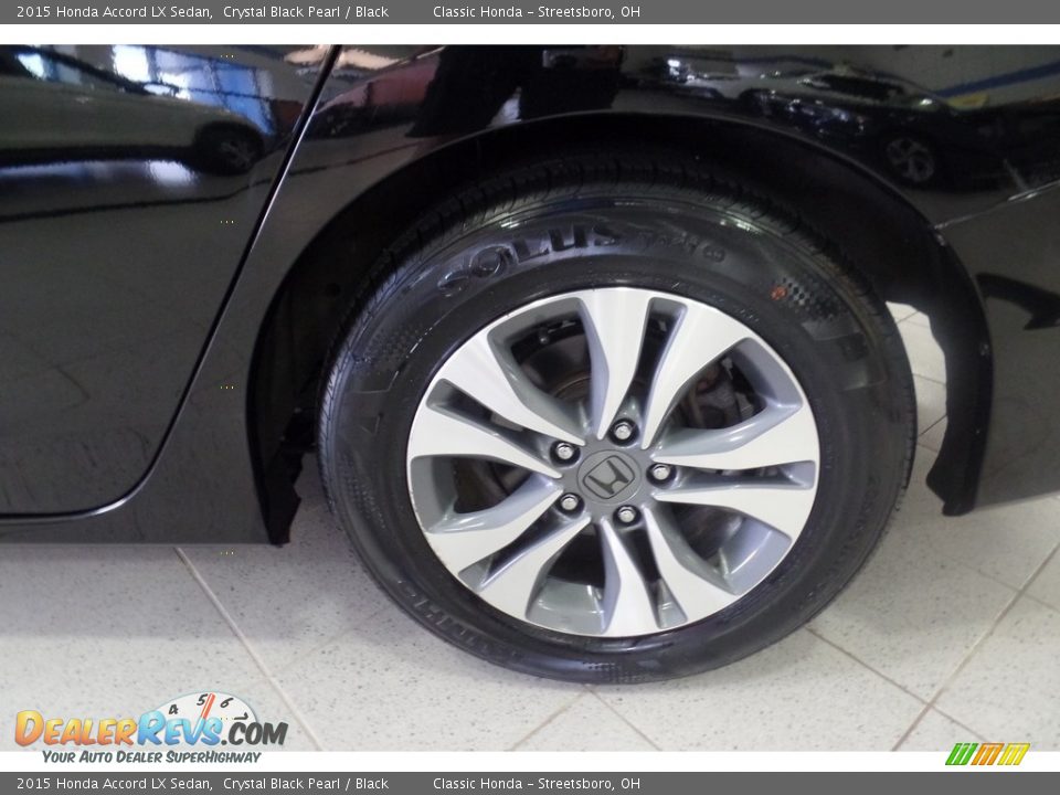 2015 Honda Accord LX Sedan Crystal Black Pearl / Black Photo #34