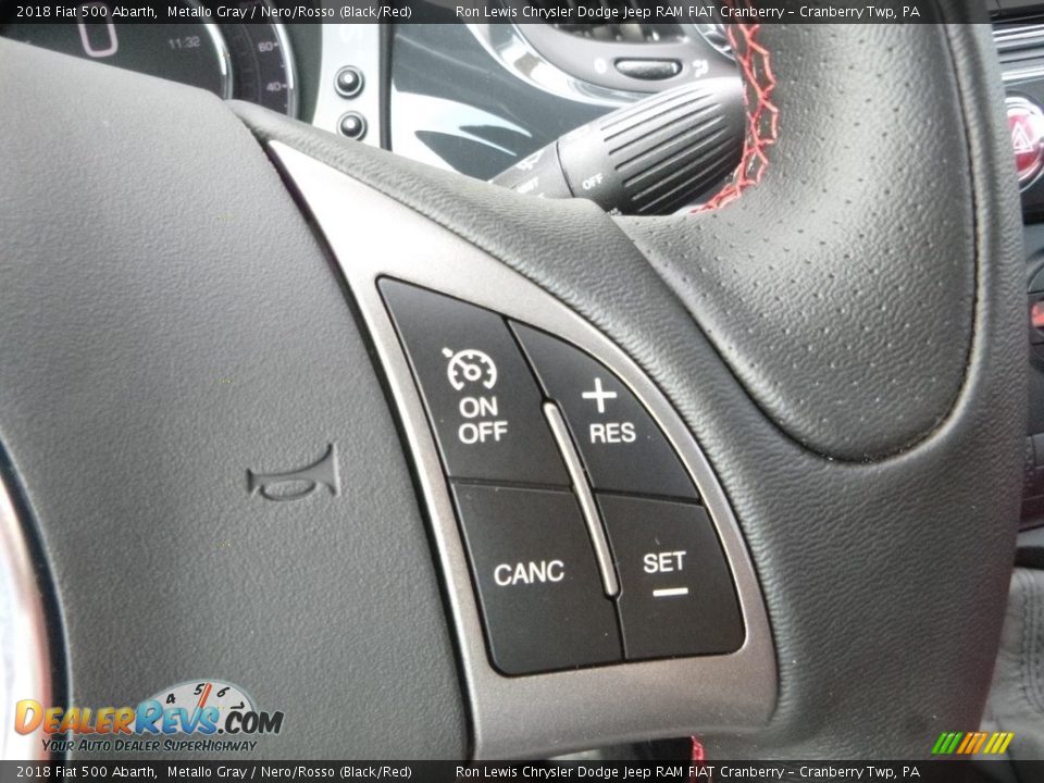 2018 Fiat 500 Abarth Steering Wheel Photo #19