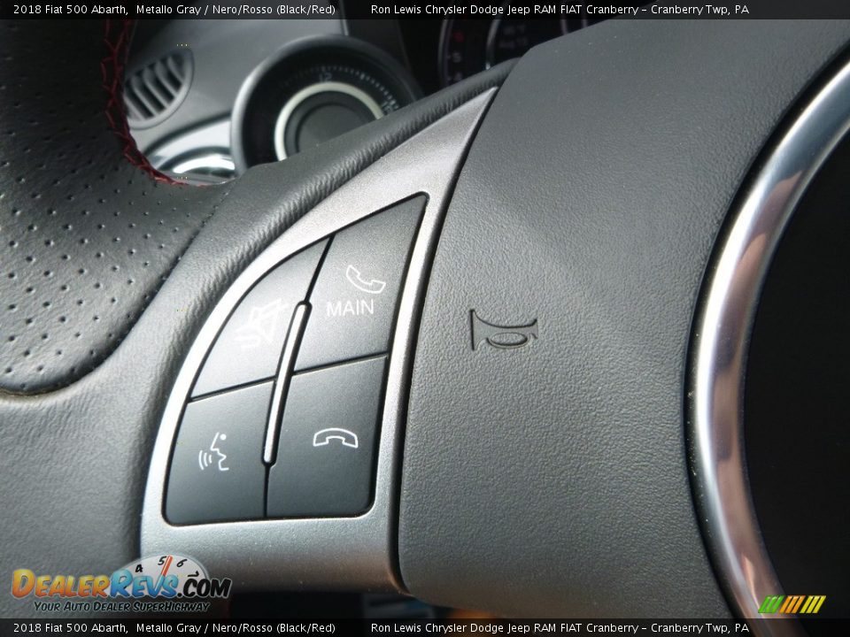 2018 Fiat 500 Abarth Steering Wheel Photo #20