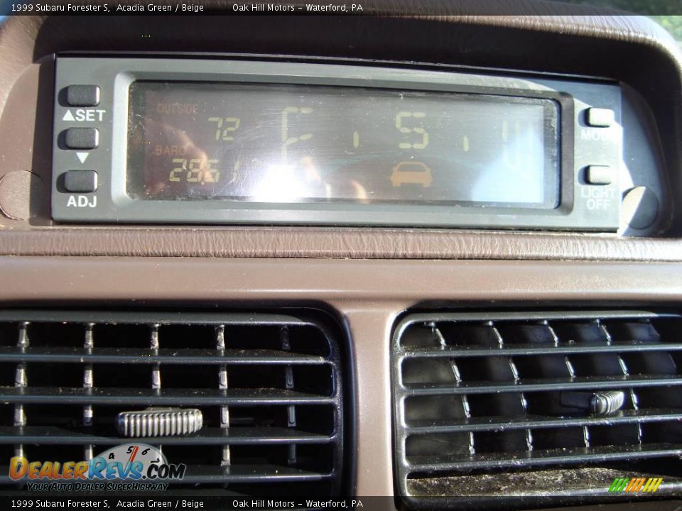 1999 Subaru Forester S Acadia Green / Beige Photo #13