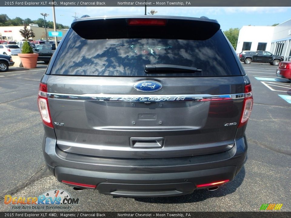 2015 Ford Explorer XLT 4WD Magnetic / Charcoal Black Photo #6
