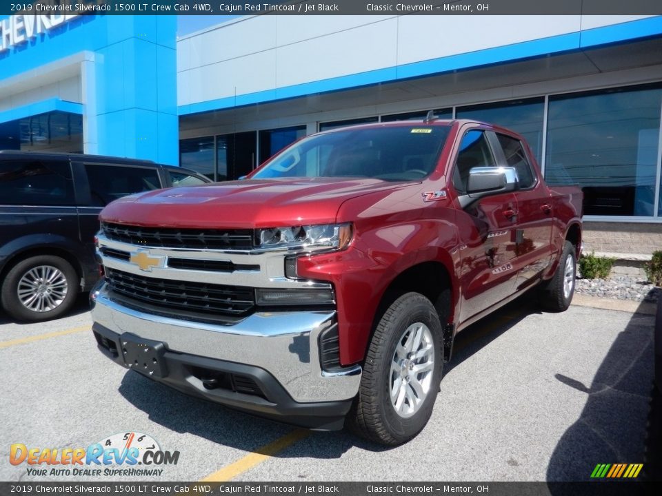 2019 Chevrolet Silverado 1500 LT Crew Cab 4WD Cajun Red Tintcoat / Jet Black Photo #1