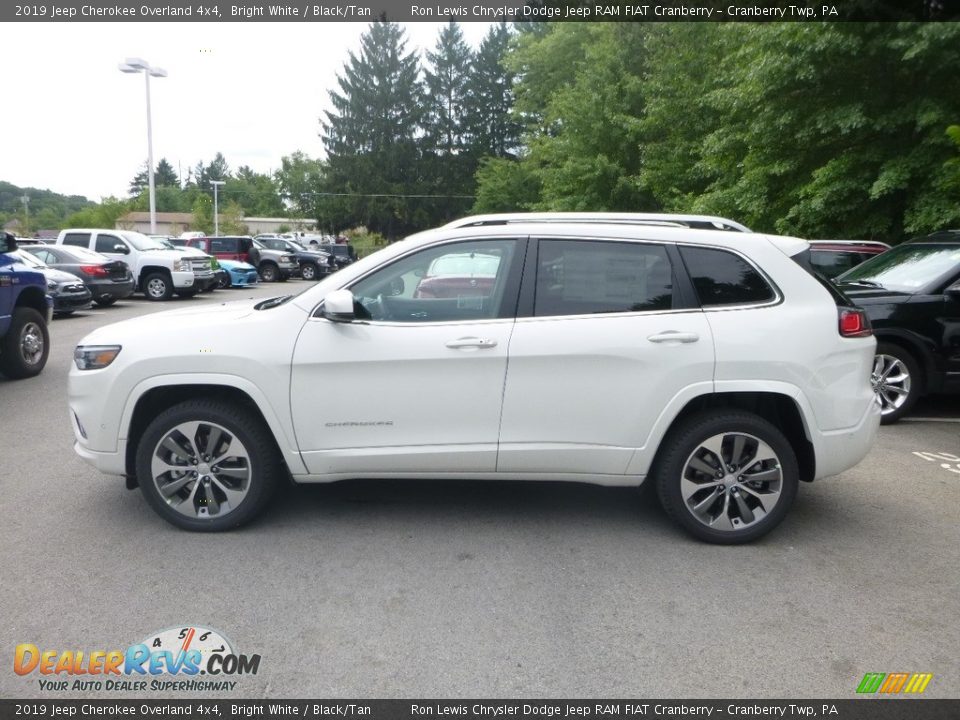 Bright White 2019 Jeep Cherokee Overland 4x4 Photo #2