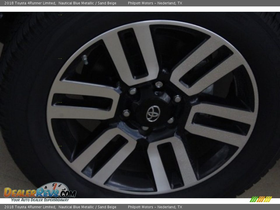 2018 Toyota 4Runner Limited Nautical Blue Metallic / Sand Beige Photo #4