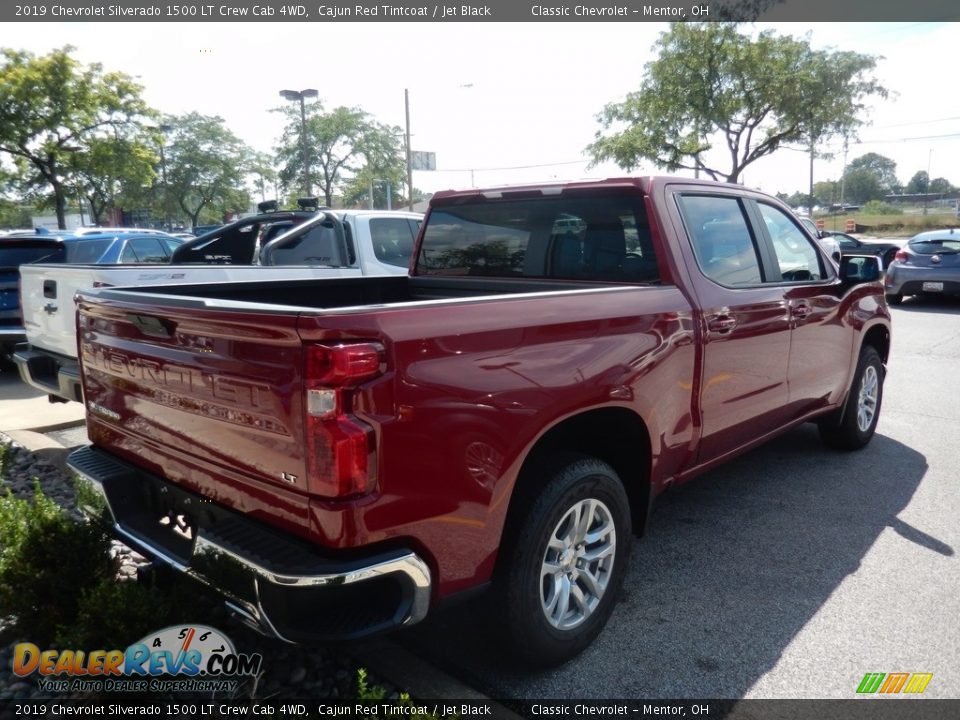 2019 Chevrolet Silverado 1500 LT Crew Cab 4WD Cajun Red Tintcoat / Jet Black Photo #4