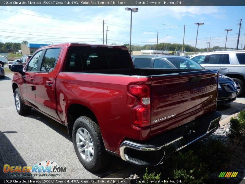 2019 Chevrolet Silverado 1500 LT Crew Cab 4WD Cajun Red Tintcoat / Jet Black Photo #5