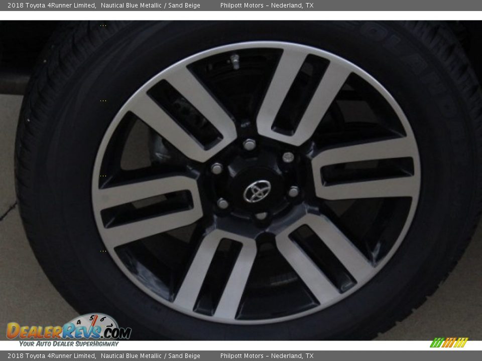 2018 Toyota 4Runner Limited Nautical Blue Metallic / Sand Beige Photo #9