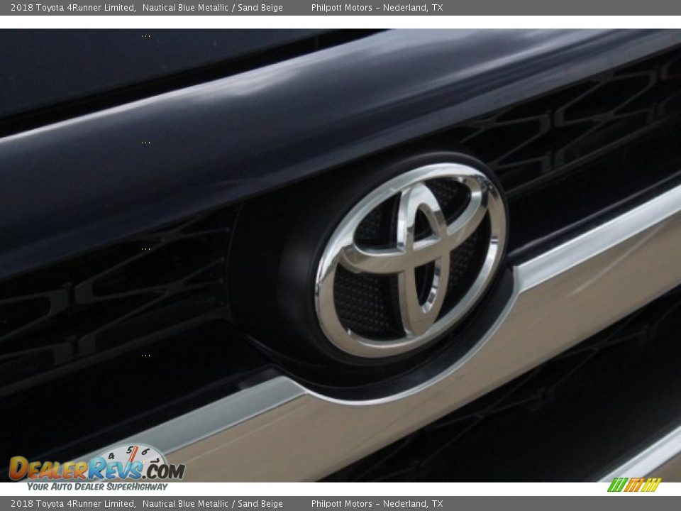2018 Toyota 4Runner Limited Nautical Blue Metallic / Sand Beige Photo #11