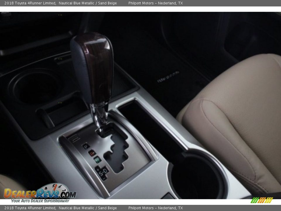 2018 Toyota 4Runner Limited Nautical Blue Metallic / Sand Beige Photo #18
