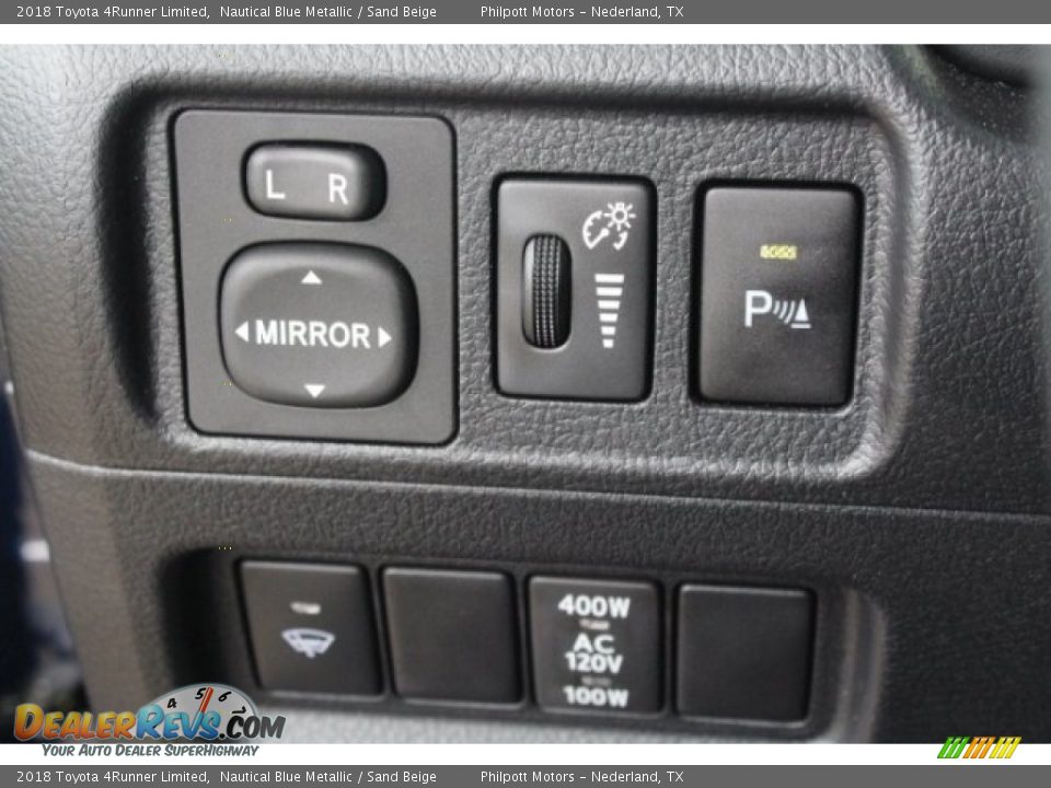 2018 Toyota 4Runner Limited Nautical Blue Metallic / Sand Beige Photo #22