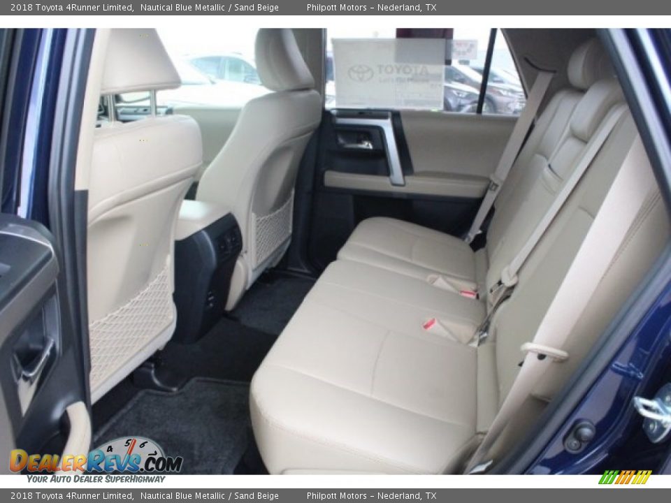 2018 Toyota 4Runner Limited Nautical Blue Metallic / Sand Beige Photo #25