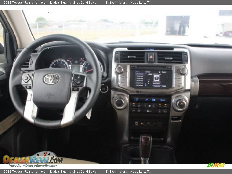 2018 Toyota 4Runner Limited Nautical Blue Metallic / Sand Beige Photo #26