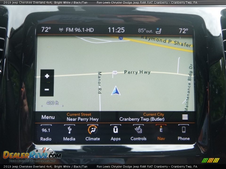 Navigation of 2019 Jeep Cherokee Overland 4x4 Photo #18