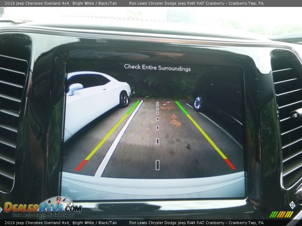 2019 Jeep Cherokee Overland 4x4 Bright White / Black/Tan Photo #19